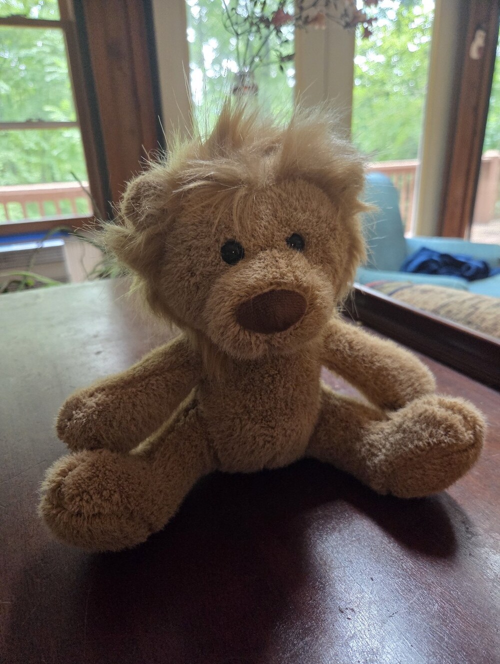 Apricot Lamb Plush Lion
